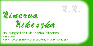 minerva mikeszka business card